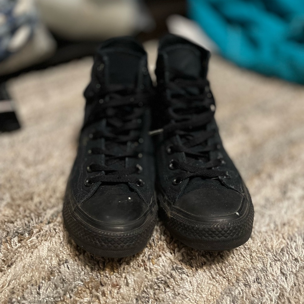 Converse Blackout High-Top Sneakers